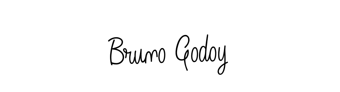 Bruno Godoy stylish signature style. Best Handwritten Sign (Angelique-Rose-font-FFP) for my name. Handwritten Signature Collection Ideas for my name Bruno Godoy. Bruno Godoy signature style 5 images and pictures png