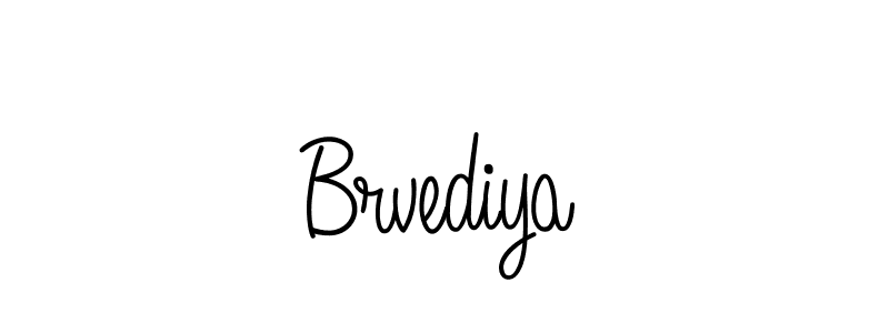 Use a signature maker to create a handwritten signature online. With this signature software, you can design (Angelique-Rose-font-FFP) your own signature for name Brvediya. Brvediya signature style 5 images and pictures png