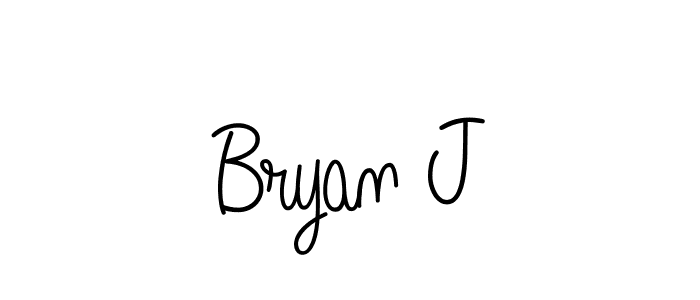 How to make Bryan J signature? Angelique-Rose-font-FFP is a professional autograph style. Create handwritten signature for Bryan J name. Bryan J signature style 5 images and pictures png
