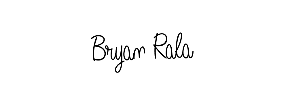 The best way (Angelique-Rose-font-FFP) to make a short signature is to pick only two or three words in your name. The name Bryan Rala include a total of six letters. For converting this name. Bryan Rala signature style 5 images and pictures png