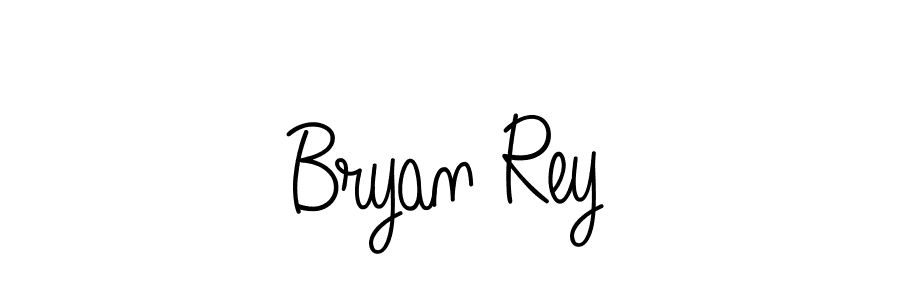 Use a signature maker to create a handwritten signature online. With this signature software, you can design (Angelique-Rose-font-FFP) your own signature for name Bryan Rey. Bryan Rey signature style 5 images and pictures png