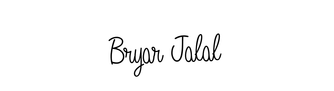 Design your own signature with our free online signature maker. With this signature software, you can create a handwritten (Angelique-Rose-font-FFP) signature for name Bryar Jalal. Bryar Jalal signature style 5 images and pictures png