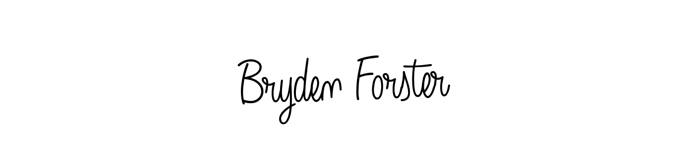 The best way (Angelique-Rose-font-FFP) to make a short signature is to pick only two or three words in your name. The name Bryden Forster include a total of six letters. For converting this name. Bryden Forster signature style 5 images and pictures png