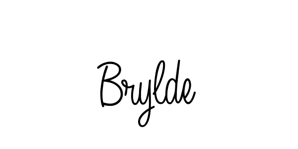 The best way (Angelique-Rose-font-FFP) to make a short signature is to pick only two or three words in your name. The name Brylde include a total of six letters. For converting this name. Brylde signature style 5 images and pictures png