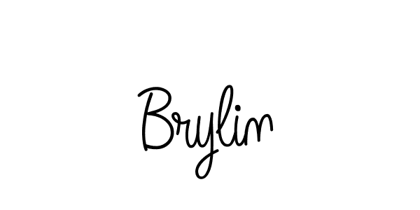 Brylin stylish signature style. Best Handwritten Sign (Angelique-Rose-font-FFP) for my name. Handwritten Signature Collection Ideas for my name Brylin. Brylin signature style 5 images and pictures png