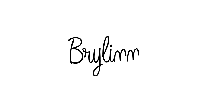 You should practise on your own different ways (Angelique-Rose-font-FFP) to write your name (Brylinn) in signature. don't let someone else do it for you. Brylinn signature style 5 images and pictures png
