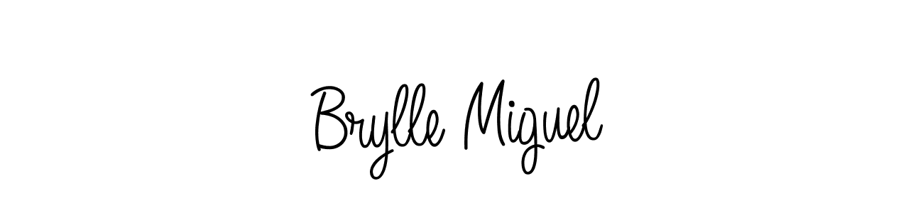 Make a short Brylle Miguel signature style. Manage your documents anywhere anytime using Angelique-Rose-font-FFP. Create and add eSignatures, submit forms, share and send files easily. Brylle Miguel signature style 5 images and pictures png