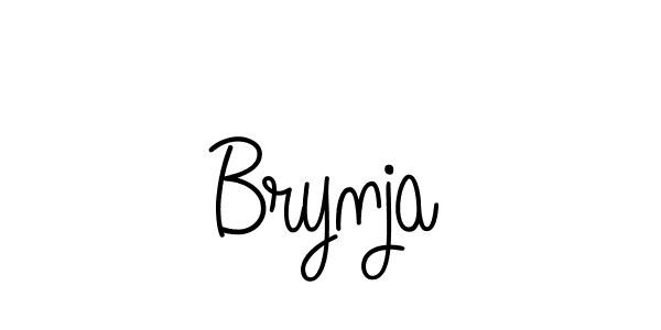 Also we have Brynja name is the best signature style. Create professional handwritten signature collection using Angelique-Rose-font-FFP autograph style. Brynja signature style 5 images and pictures png