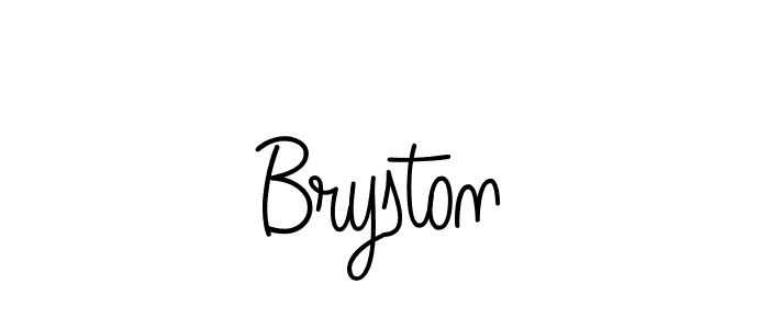 The best way (Angelique-Rose-font-FFP) to make a short signature is to pick only two or three words in your name. The name Bryston include a total of six letters. For converting this name. Bryston signature style 5 images and pictures png