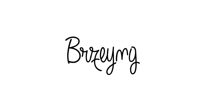 Brzeyng stylish signature style. Best Handwritten Sign (Angelique-Rose-font-FFP) for my name. Handwritten Signature Collection Ideas for my name Brzeyng. Brzeyng signature style 5 images and pictures png