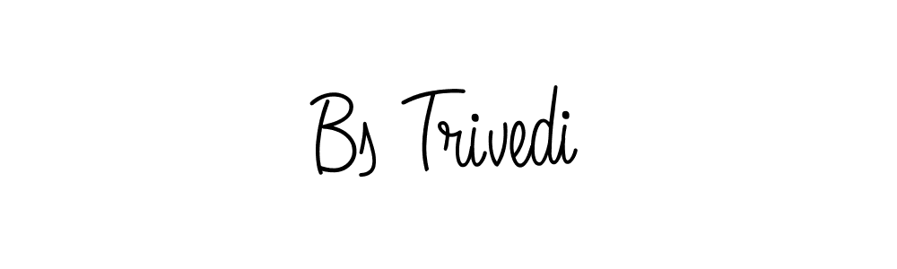 The best way (Angelique-Rose-font-FFP) to make a short signature is to pick only two or three words in your name. The name Bs Trivedi include a total of six letters. For converting this name. Bs Trivedi signature style 5 images and pictures png