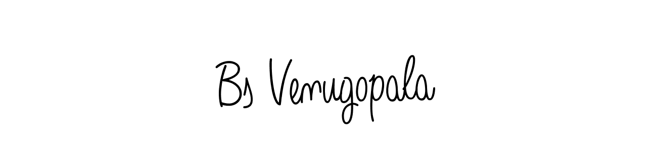 Create a beautiful signature design for name Bs Venugopala. With this signature (Angelique-Rose-font-FFP) fonts, you can make a handwritten signature for free. Bs Venugopala signature style 5 images and pictures png