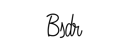 Practice writing Bsdr with the flow of Angelique-Rose-font-FFP lettering. A fantastic source of inspiration for developing your personal signature style. Bsdr signature style 5 images and pictures png