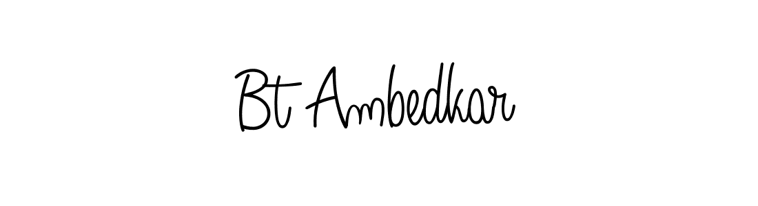 Also we have Bt Ambedkar name is the best signature style. Create professional handwritten signature collection using Angelique-Rose-font-FFP autograph style. Bt Ambedkar signature style 5 images and pictures png