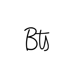 Create a beautiful signature design for name Bts. With this signature (Angelique-Rose-font-FFP) fonts, you can make a handwritten signature for free. Bts signature style 5 images and pictures png