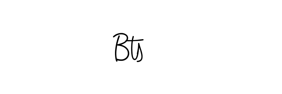 How to make Bts⟭⟬ signature? Angelique-Rose-font-FFP is a professional autograph style. Create handwritten signature for Bts⟭⟬ name. Bts⟭⟬ signature style 5 images and pictures png