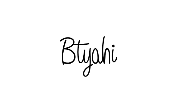 Also we have Btyahi name is the best signature style. Create professional handwritten signature collection using Angelique-Rose-font-FFP autograph style. Btyahi signature style 5 images and pictures png