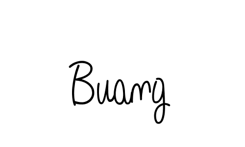 How to make Buang name signature. Use Angelique-Rose-font-FFP style for creating short signs online. This is the latest handwritten sign. Buang signature style 5 images and pictures png