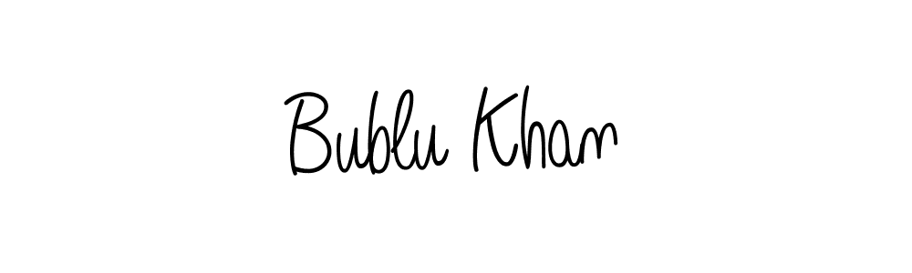 Make a beautiful signature design for name Bublu Khan. Use this online signature maker to create a handwritten signature for free. Bublu Khan signature style 5 images and pictures png
