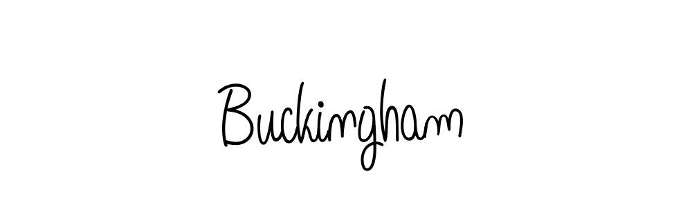 Buckingham stylish signature style. Best Handwritten Sign (Angelique-Rose-font-FFP) for my name. Handwritten Signature Collection Ideas for my name Buckingham. Buckingham signature style 5 images and pictures png