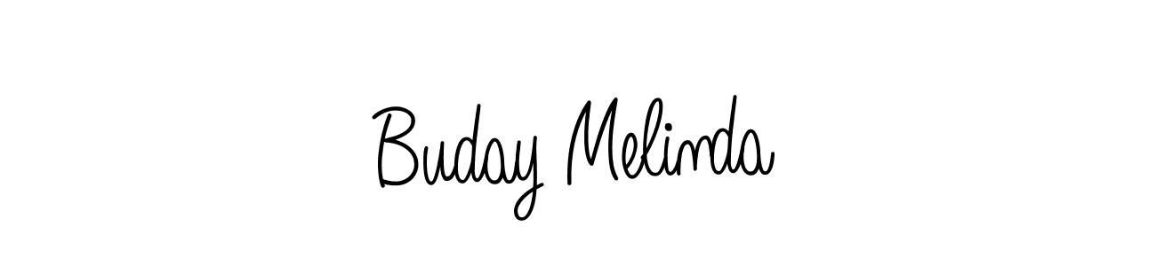 The best way (Angelique-Rose-font-FFP) to make a short signature is to pick only two or three words in your name. The name Buday Melinda include a total of six letters. For converting this name. Buday Melinda signature style 5 images and pictures png