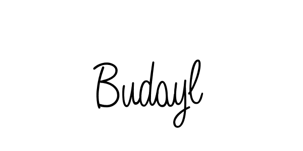 How to make Budayl signature? Angelique-Rose-font-FFP is a professional autograph style. Create handwritten signature for Budayl name. Budayl signature style 5 images and pictures png