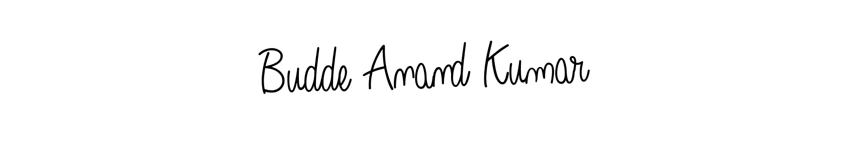 Also we have Budde Anand Kumar name is the best signature style. Create professional handwritten signature collection using Angelique-Rose-font-FFP autograph style. Budde Anand Kumar signature style 5 images and pictures png