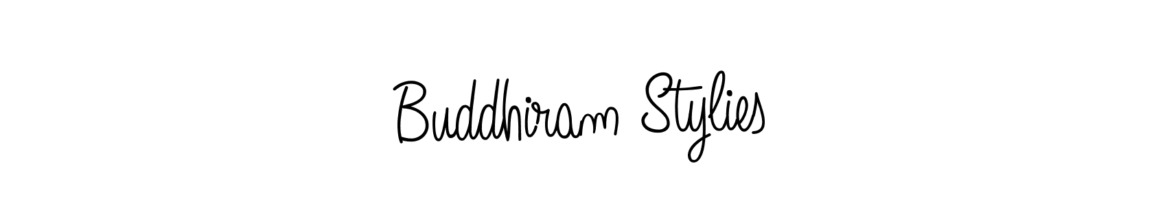 How to make Buddhiram Stylies signature? Angelique-Rose-font-FFP is a professional autograph style. Create handwritten signature for Buddhiram Stylies name. Buddhiram Stylies signature style 5 images and pictures png