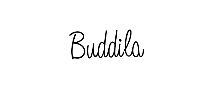 Use a signature maker to create a handwritten signature online. With this signature software, you can design (Angelique-Rose-font-FFP) your own signature for name Buddila. Buddila signature style 5 images and pictures png