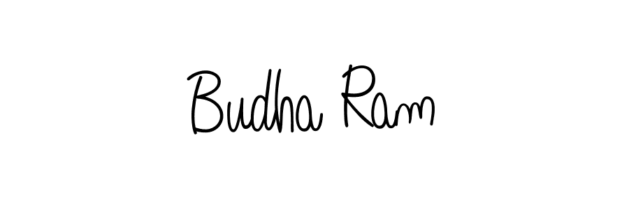 Make a beautiful signature design for name Budha Ram. With this signature (Angelique-Rose-font-FFP) style, you can create a handwritten signature for free. Budha Ram signature style 5 images and pictures png