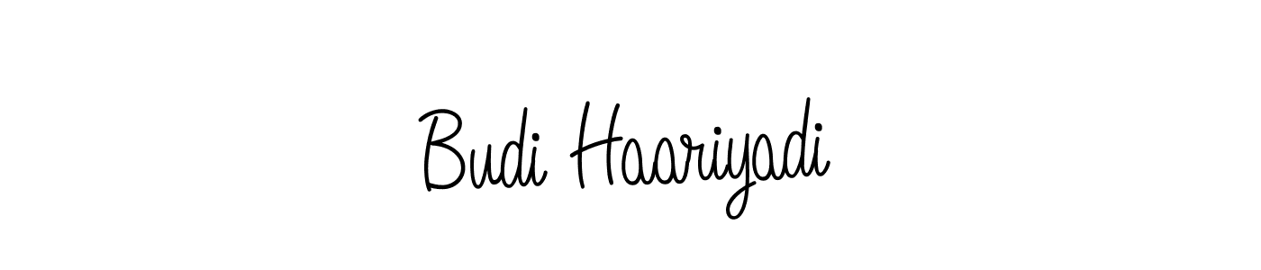 Make a beautiful signature design for name Budi Haariyadi. Use this online signature maker to create a handwritten signature for free. Budi Haariyadi signature style 5 images and pictures png