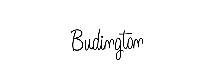 Design your own signature with our free online signature maker. With this signature software, you can create a handwritten (Angelique-Rose-font-FFP) signature for name Budington. Budington signature style 5 images and pictures png