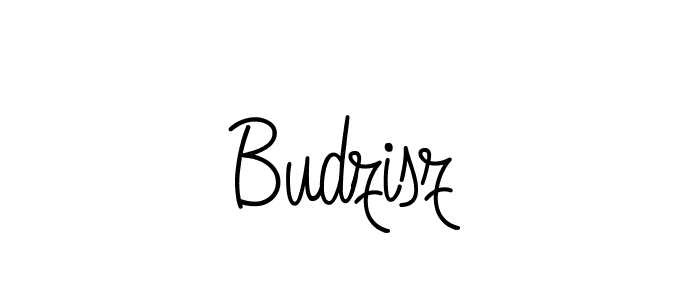 How to make Budzisz name signature. Use Angelique-Rose-font-FFP style for creating short signs online. This is the latest handwritten sign. Budzisz signature style 5 images and pictures png