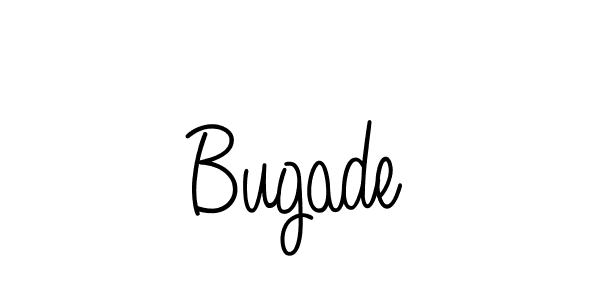 The best way (Angelique-Rose-font-FFP) to make a short signature is to pick only two or three words in your name. The name Bugade include a total of six letters. For converting this name. Bugade signature style 5 images and pictures png