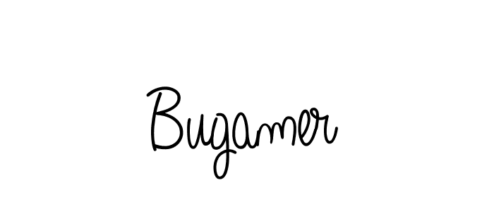 How to make Bugamer name signature. Use Angelique-Rose-font-FFP style for creating short signs online. This is the latest handwritten sign. Bugamer signature style 5 images and pictures png