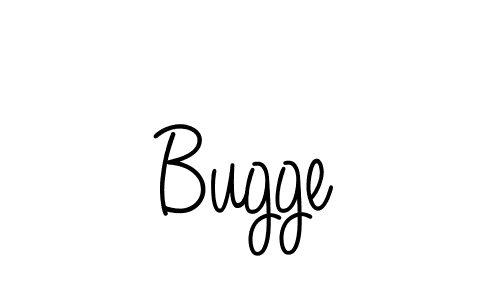 Create a beautiful signature design for name Bugge. With this signature (Angelique-Rose-font-FFP) fonts, you can make a handwritten signature for free. Bugge signature style 5 images and pictures png