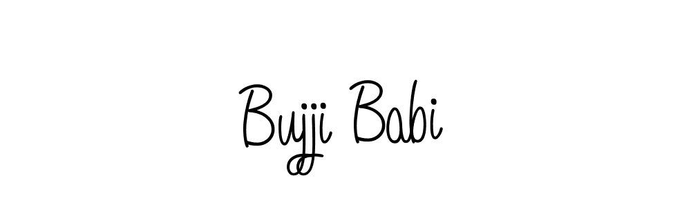 Best and Professional Signature Style for Bujji Babi. Angelique-Rose-font-FFP Best Signature Style Collection. Bujji Babi signature style 5 images and pictures png