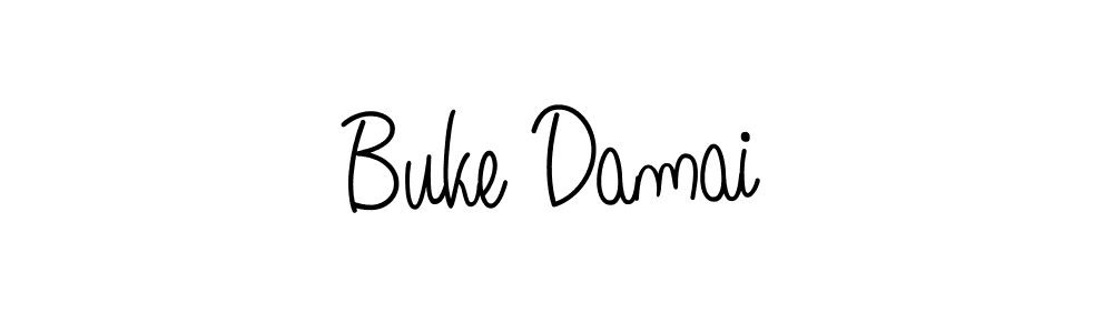 Check out images of Autograph of Buke Damai name. Actor Buke Damai Signature Style. Angelique-Rose-font-FFP is a professional sign style online. Buke Damai signature style 5 images and pictures png