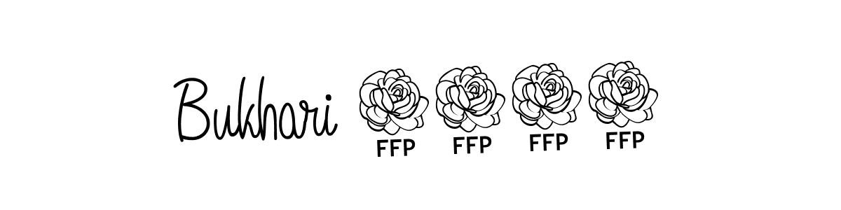 How to make Bukhari 2563 name signature. Use Angelique-Rose-font-FFP style for creating short signs online. This is the latest handwritten sign. Bukhari 2563 signature style 5 images and pictures png