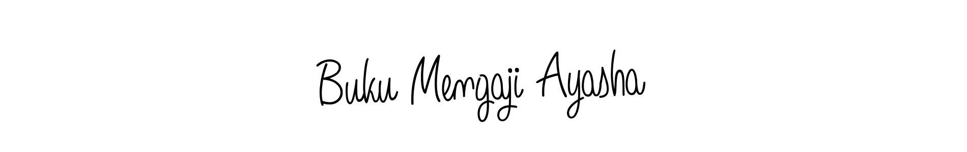 Check out images of Autograph of Buku Mengaji Ayasha name. Actor Buku Mengaji Ayasha Signature Style. Angelique-Rose-font-FFP is a professional sign style online. Buku Mengaji Ayasha signature style 5 images and pictures png