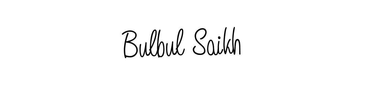 Make a short Bulbul Saikh signature style. Manage your documents anywhere anytime using Angelique-Rose-font-FFP. Create and add eSignatures, submit forms, share and send files easily. Bulbul Saikh signature style 5 images and pictures png