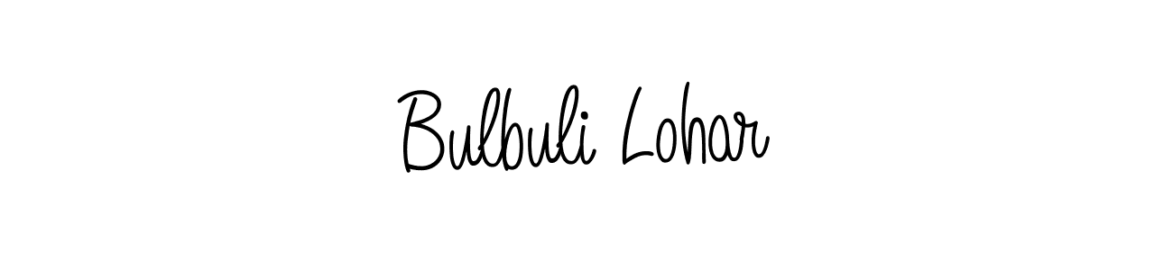 Design your own signature with our free online signature maker. With this signature software, you can create a handwritten (Angelique-Rose-font-FFP) signature for name Bulbuli Lohar. Bulbuli Lohar signature style 5 images and pictures png