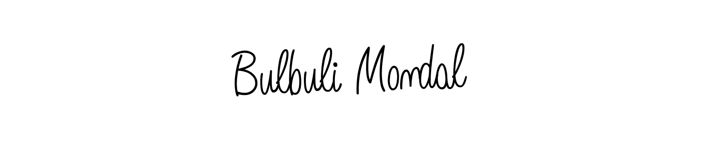 Also You can easily find your signature by using the search form. We will create Bulbuli Mondal name handwritten signature images for you free of cost using Angelique-Rose-font-FFP sign style. Bulbuli Mondal signature style 5 images and pictures png