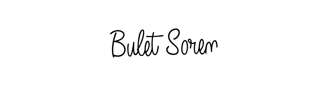 if you are searching for the best signature style for your name Bulet Soren. so please give up your signature search. here we have designed multiple signature styles  using Angelique-Rose-font-FFP. Bulet Soren signature style 5 images and pictures png