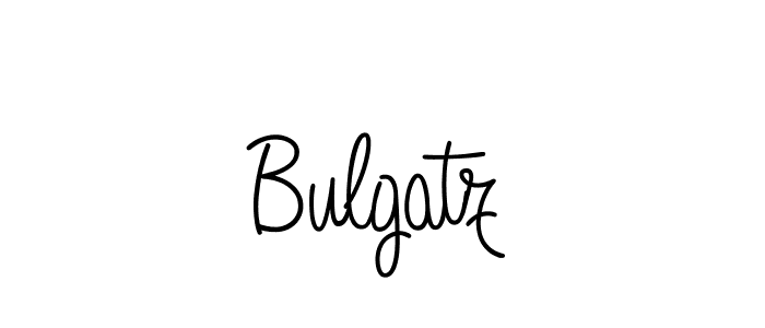 Use a signature maker to create a handwritten signature online. With this signature software, you can design (Angelique-Rose-font-FFP) your own signature for name Bulgatz. Bulgatz signature style 5 images and pictures png