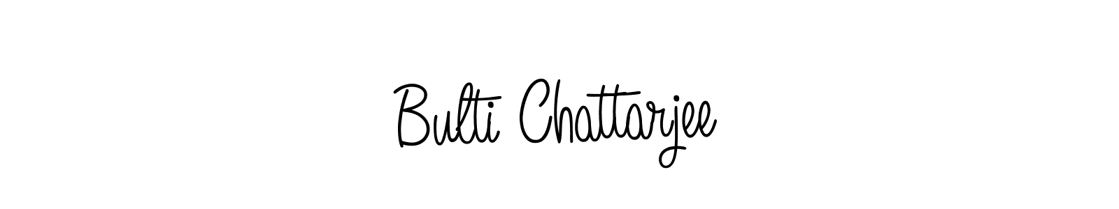 Bulti Chattarjee stylish signature style. Best Handwritten Sign (Angelique-Rose-font-FFP) for my name. Handwritten Signature Collection Ideas for my name Bulti Chattarjee. Bulti Chattarjee signature style 5 images and pictures png