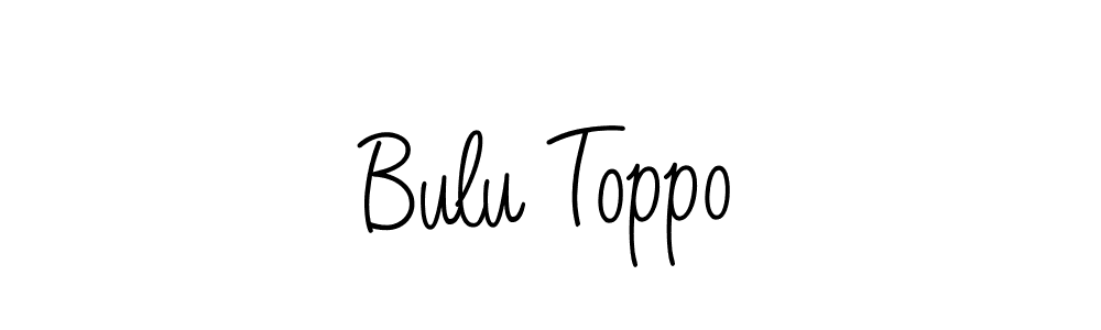 Similarly Angelique-Rose-font-FFP is the best handwritten signature design. Signature creator online .You can use it as an online autograph creator for name Bulu Toppo. Bulu Toppo signature style 5 images and pictures png
