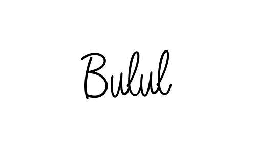 The best way (Angelique-Rose-font-FFP) to make a short signature is to pick only two or three words in your name. The name Bulul include a total of six letters. For converting this name. Bulul signature style 5 images and pictures png