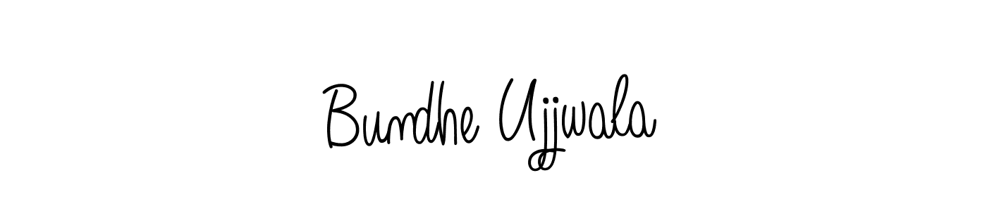 Once you've used our free online signature maker to create your best signature Angelique-Rose-font-FFP style, it's time to enjoy all of the benefits that Bundhe Ujjwala name signing documents. Bundhe Ujjwala signature style 5 images and pictures png