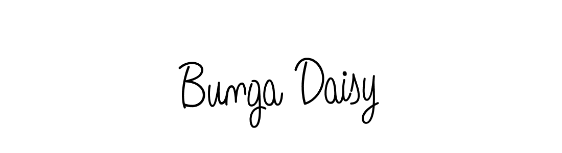 The best way (Angelique-Rose-font-FFP) to make a short signature is to pick only two or three words in your name. The name Bunga Daisy include a total of six letters. For converting this name. Bunga Daisy signature style 5 images and pictures png